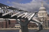 St. Paul's Cathedral beyond the Millenium Bridge